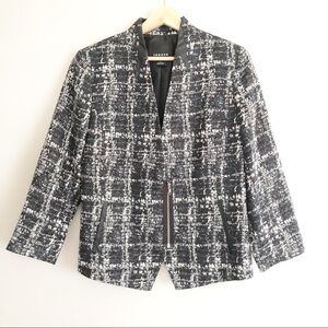 Winter Tweed Blazer Suit Jacket